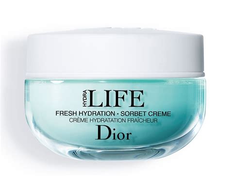 dior life fresh hydration sorbet crème|dior hydra life close up.